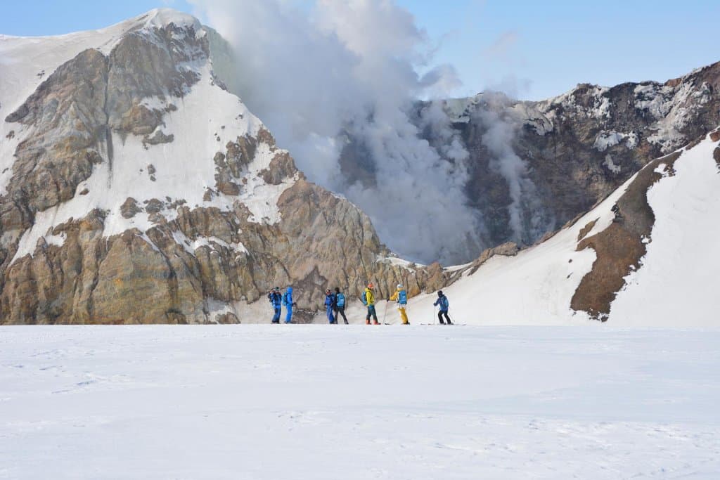 Volcano in Kamchatka 