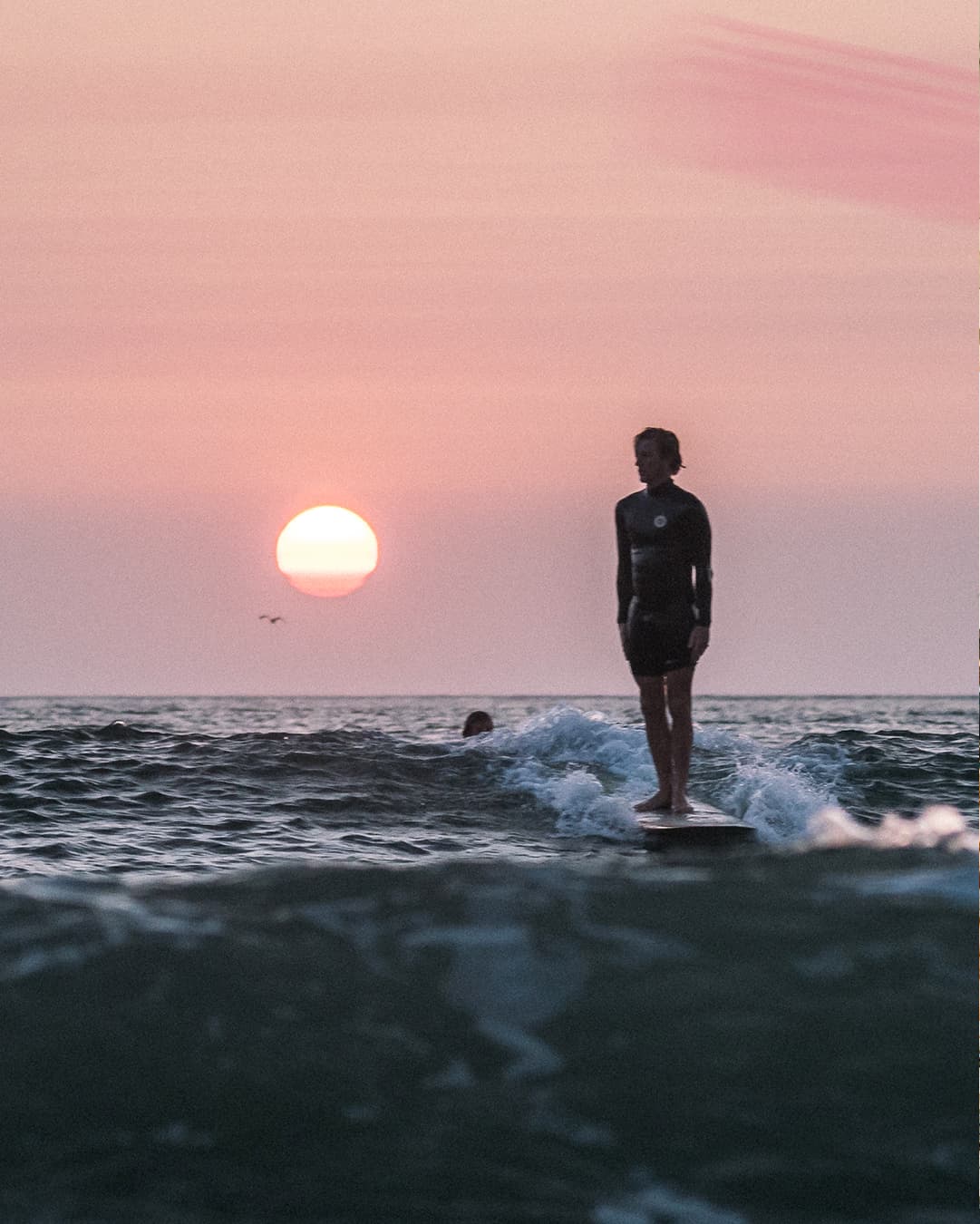 sunset surf at Gliding Barnacles