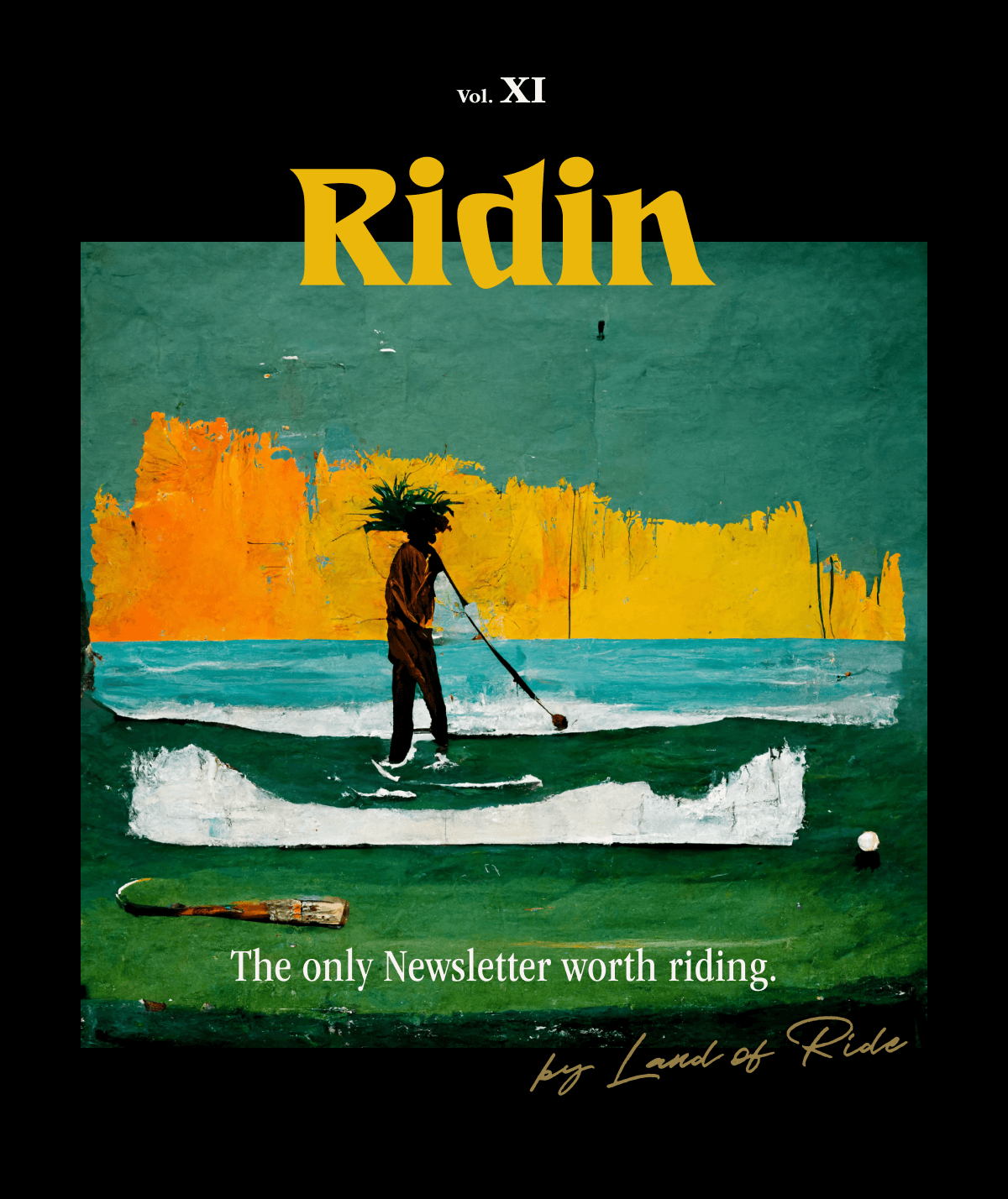 Basquiat playing golf Painting Oil on Canvas