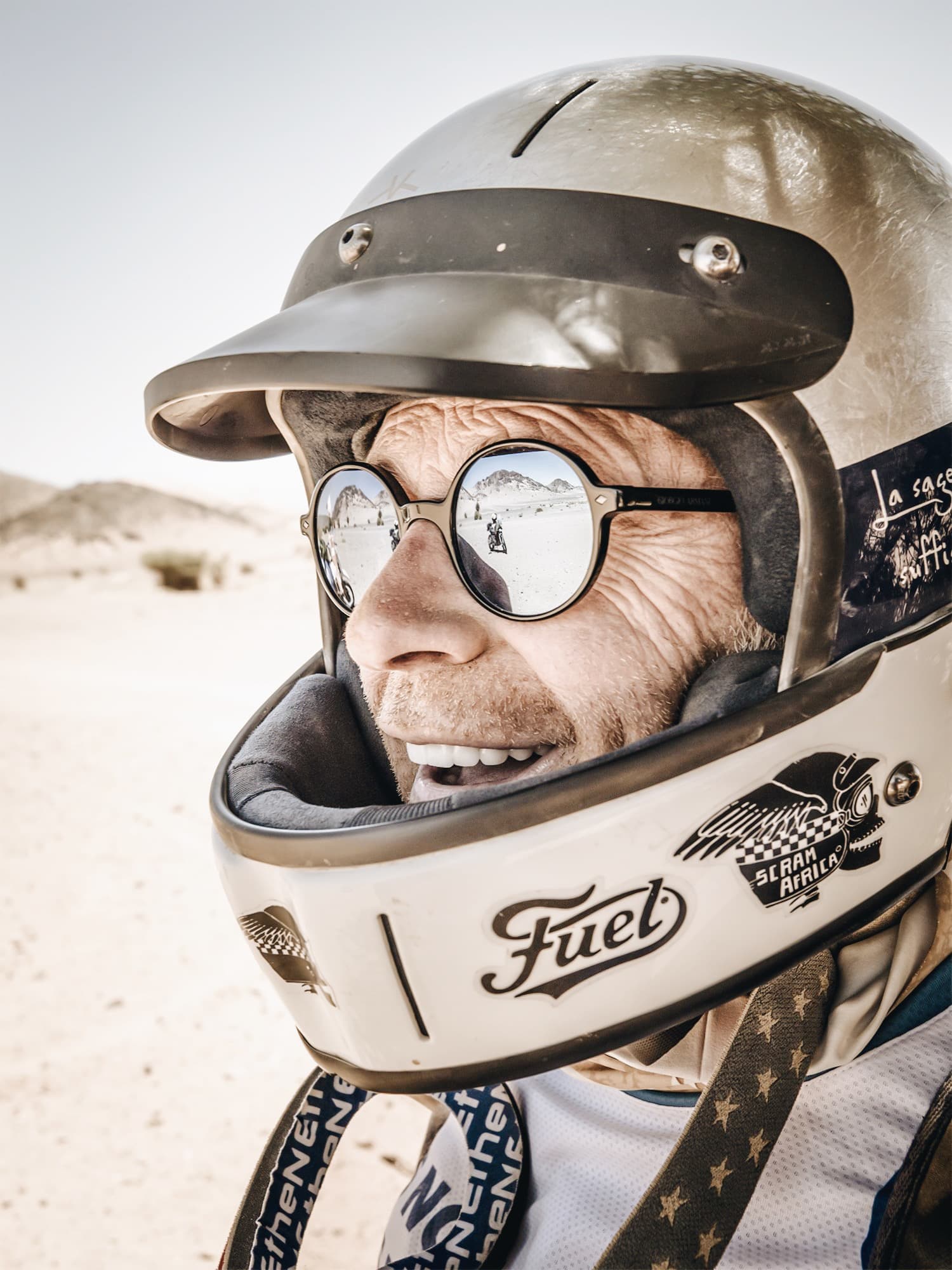 Man Helmet Fuel Having Fun