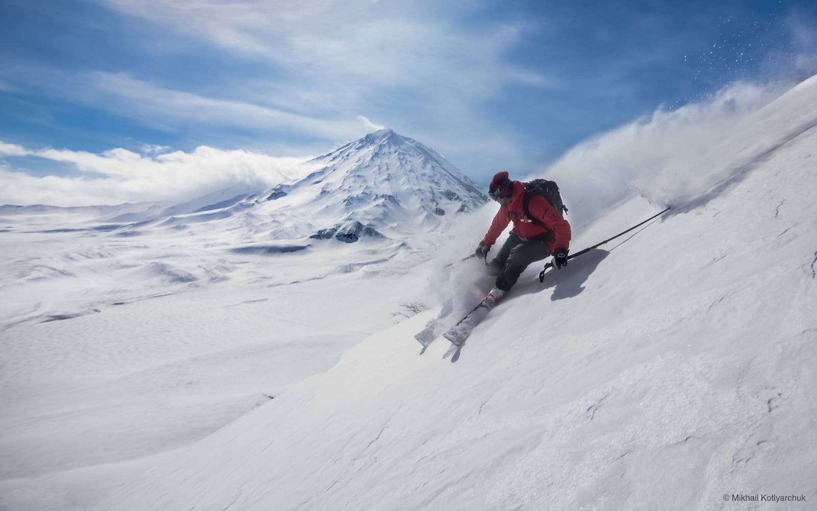 Heli-skiing Kamchatka 