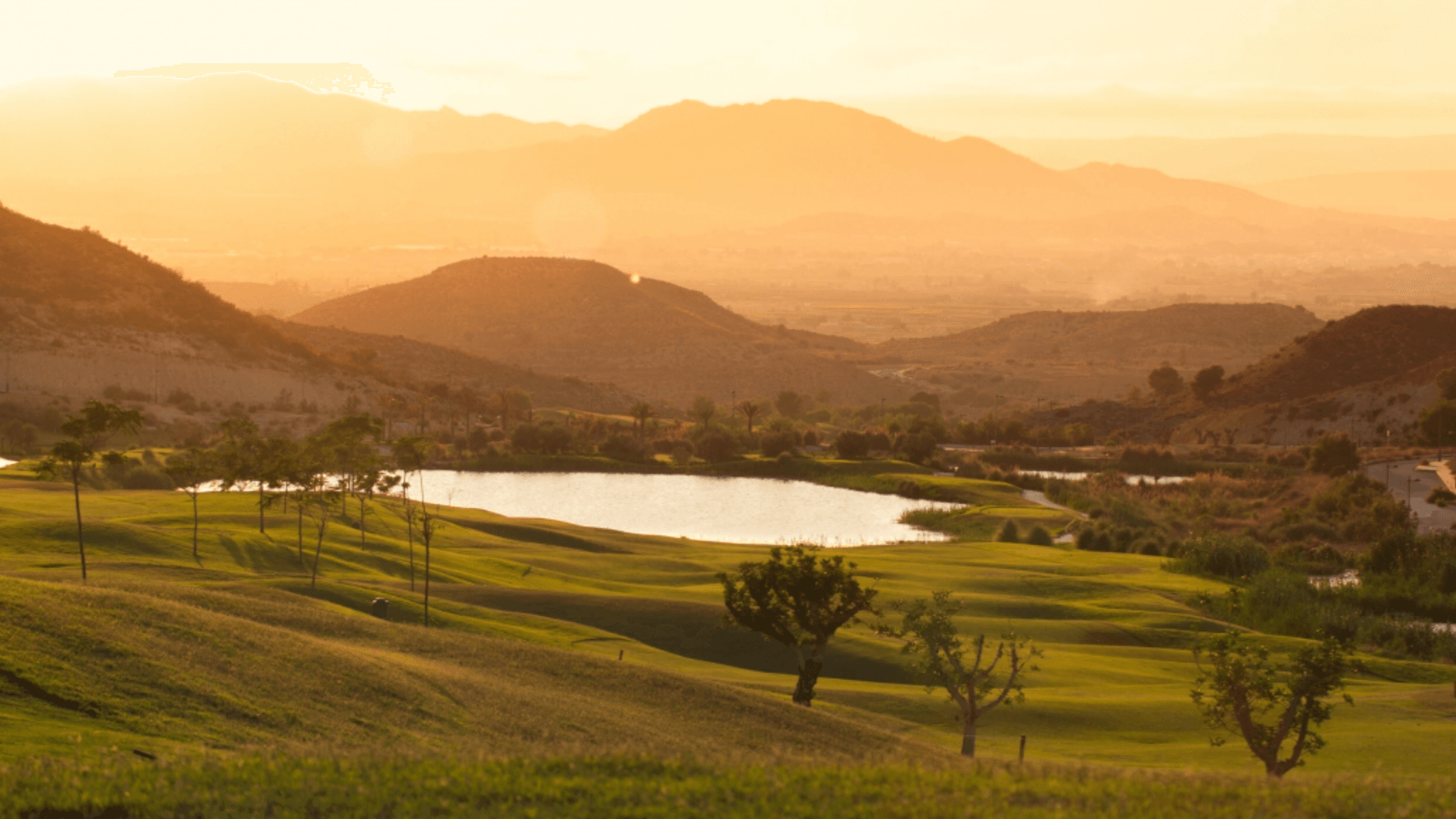 Sunset in Javea Golf Course