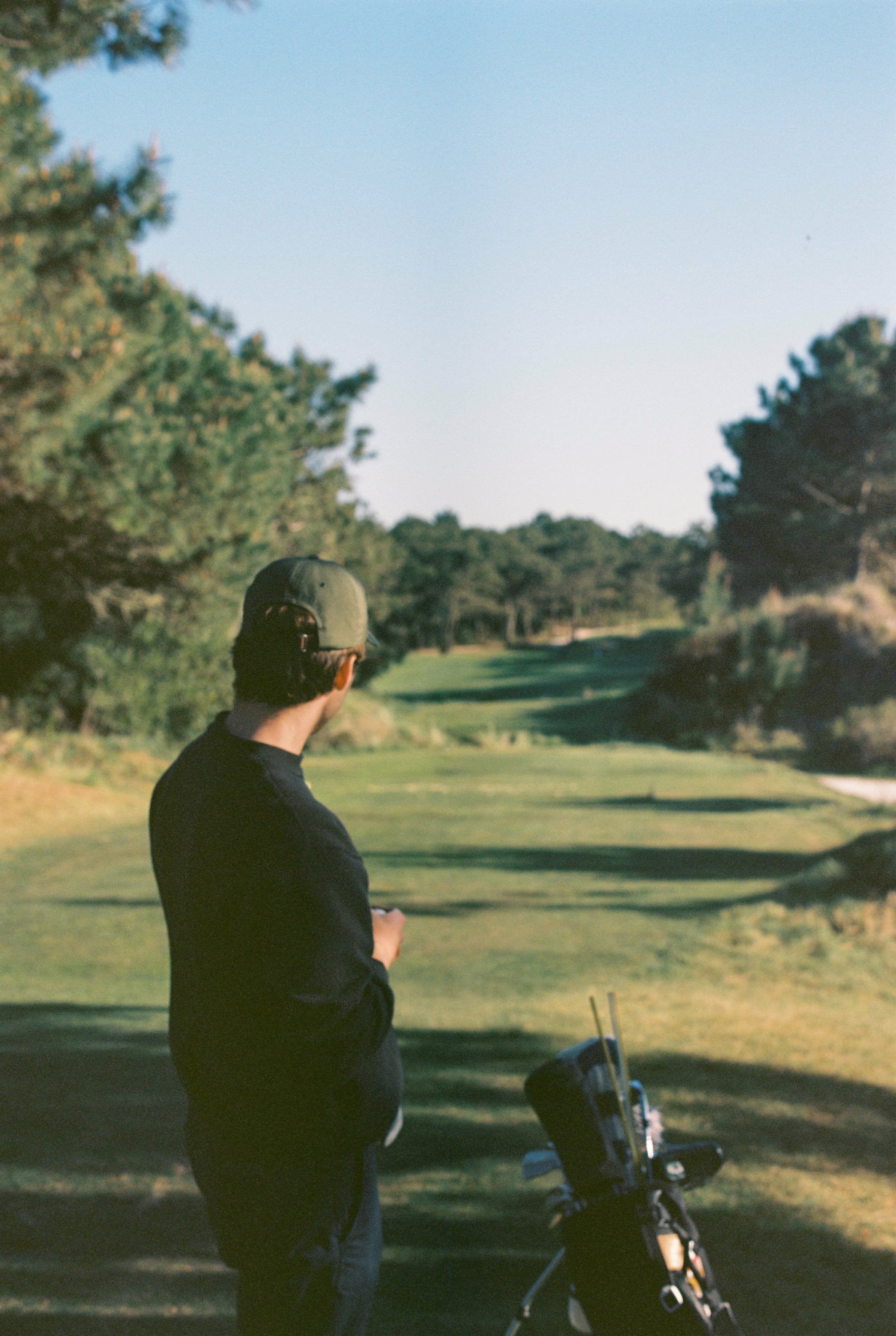 james playing in west cliffs golf