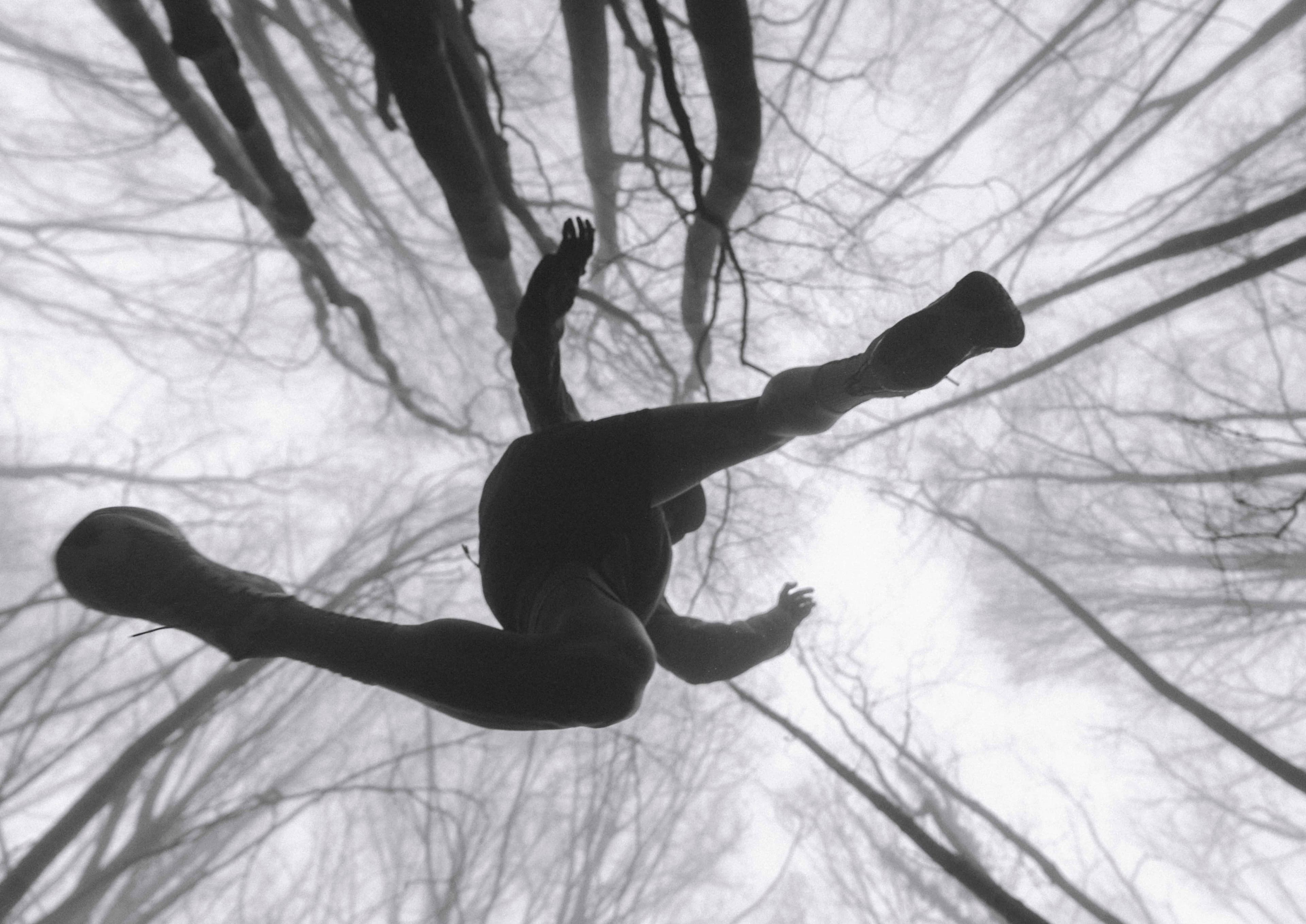 running from below