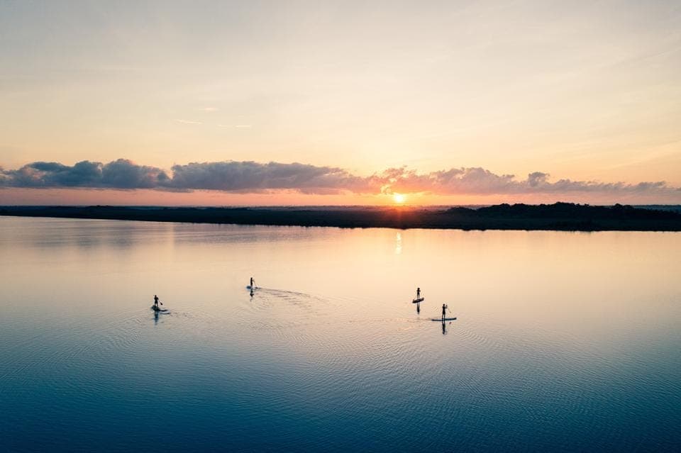 SUP in the lagoon