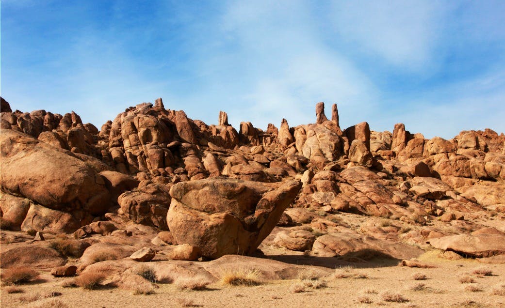 Rock formations in Mongolia