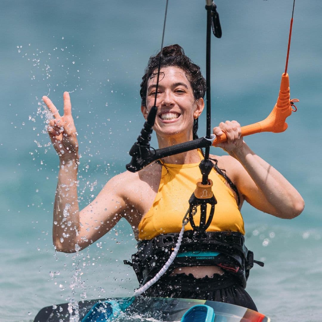 Kitesurfing Girl Peace