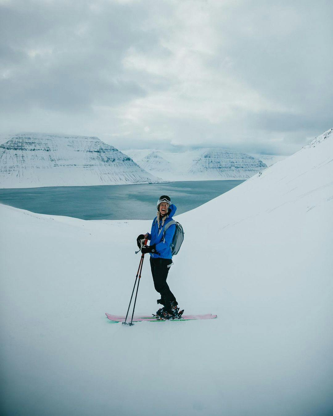 Asa ski touring in Iceland