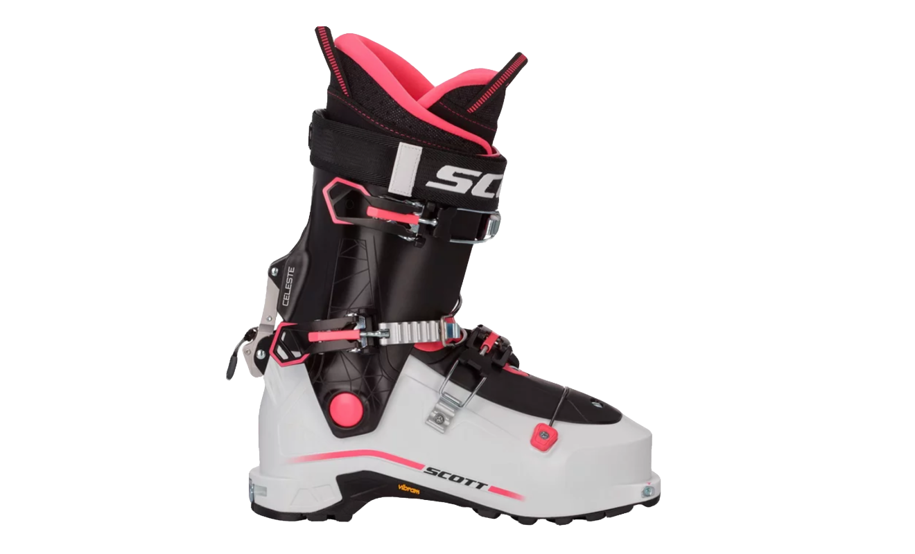 Pink and White Scott Boots Woman Ski Touring