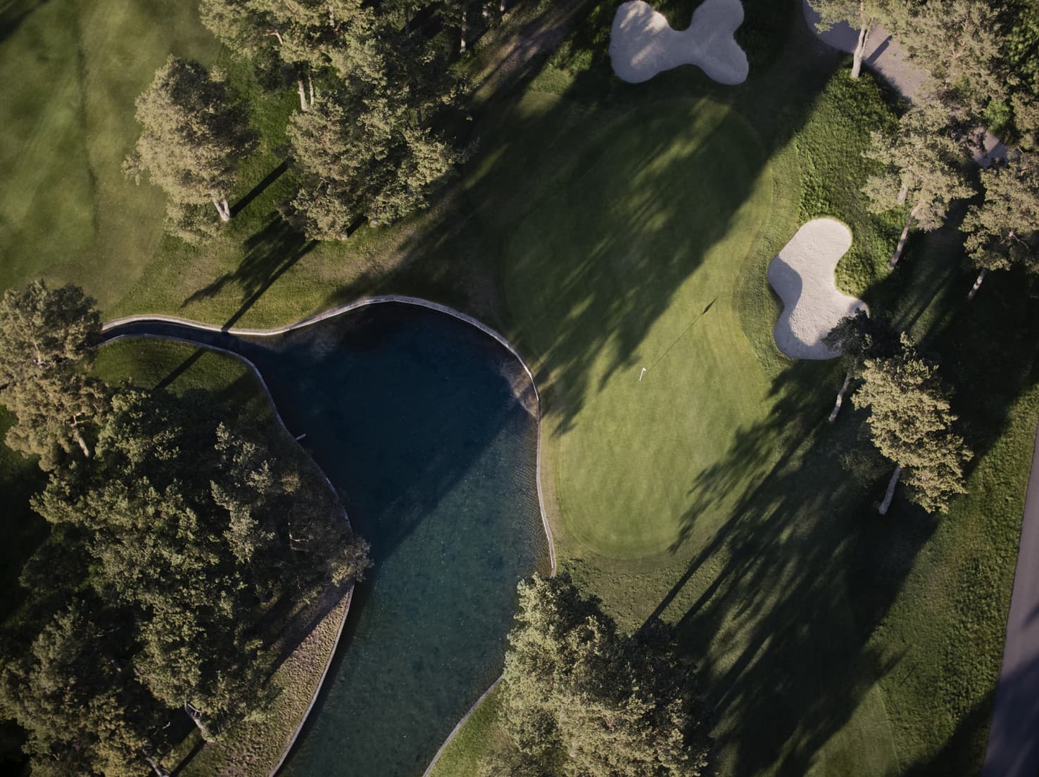 Ahus Golf Course from the air