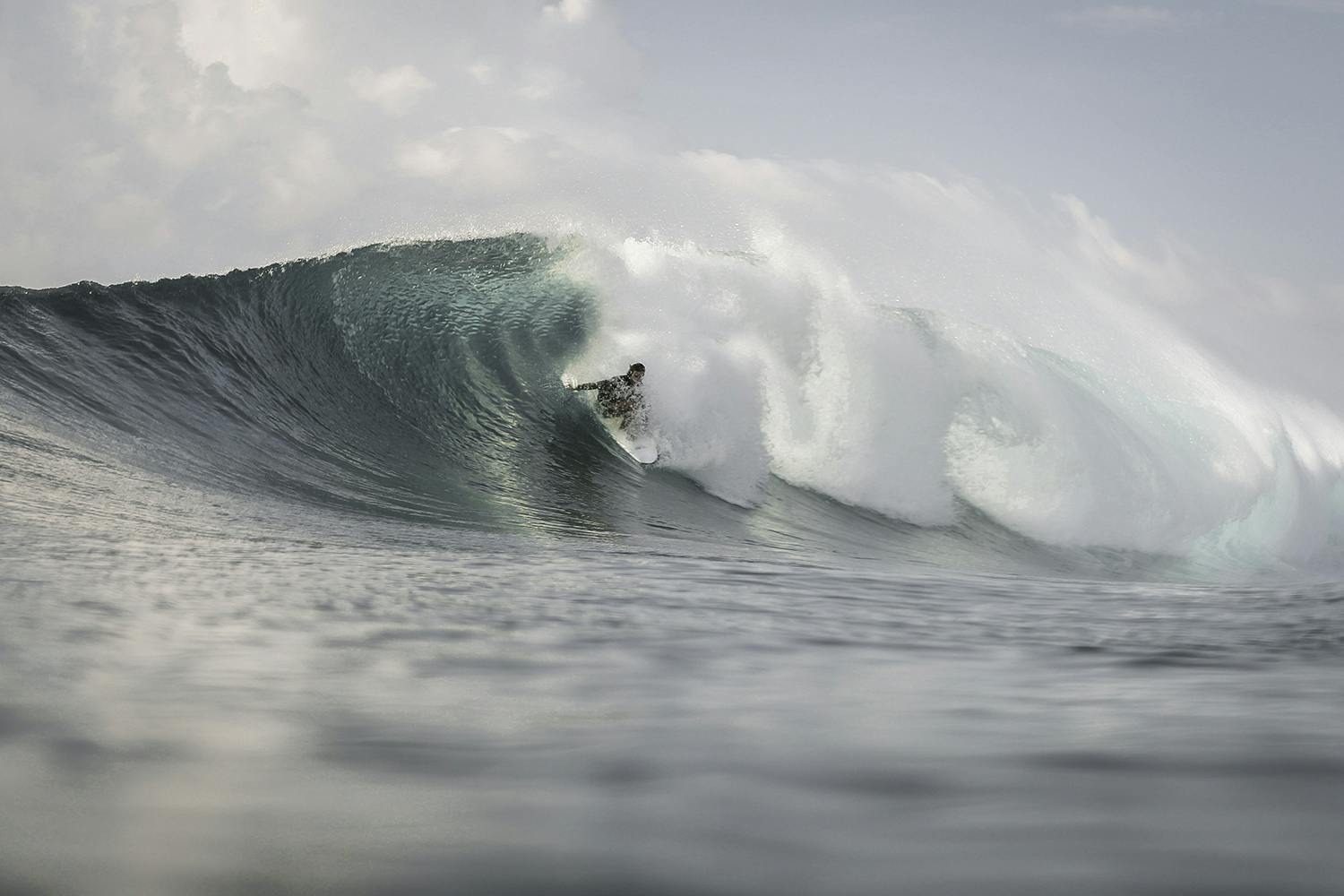 Surfing Maldives