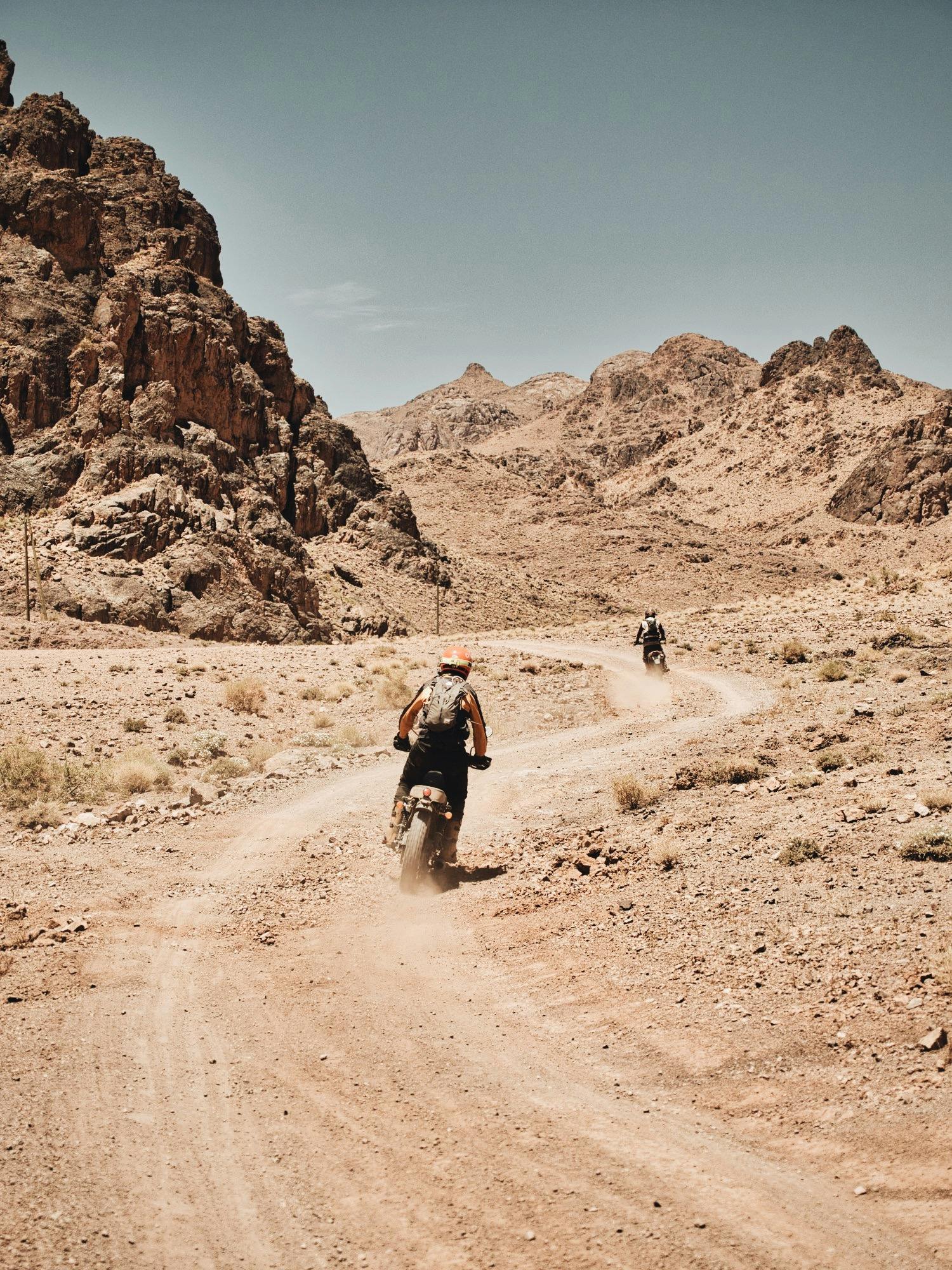 Motos in the desert