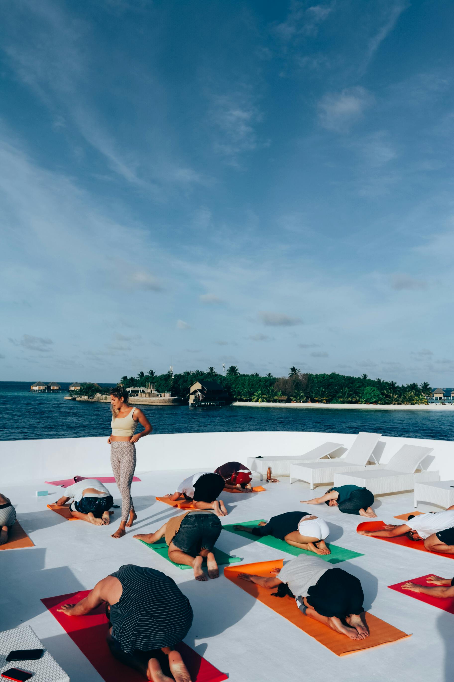 Daily Yoga in the Maldives