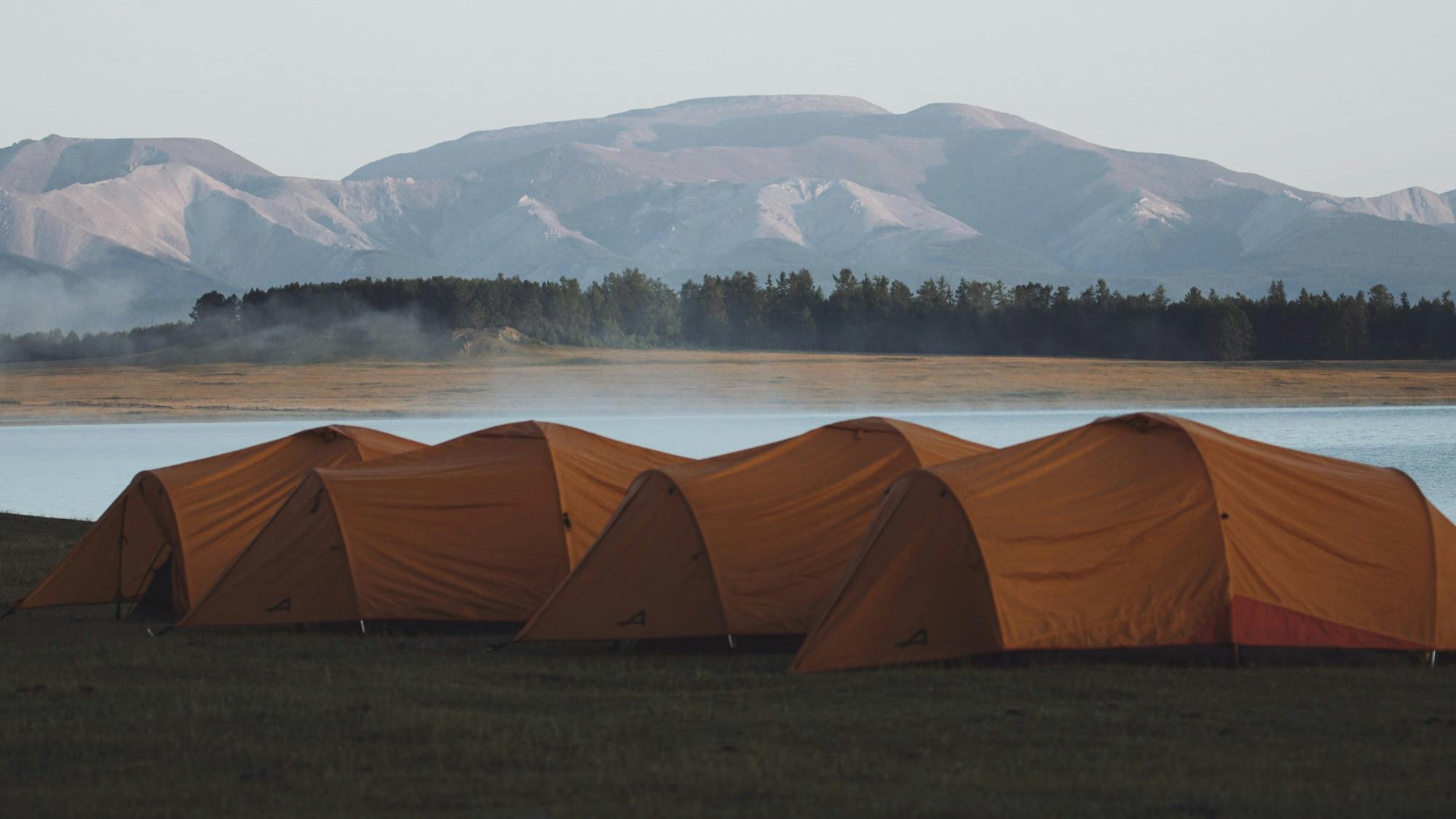 Camp Site in Mongolia 
