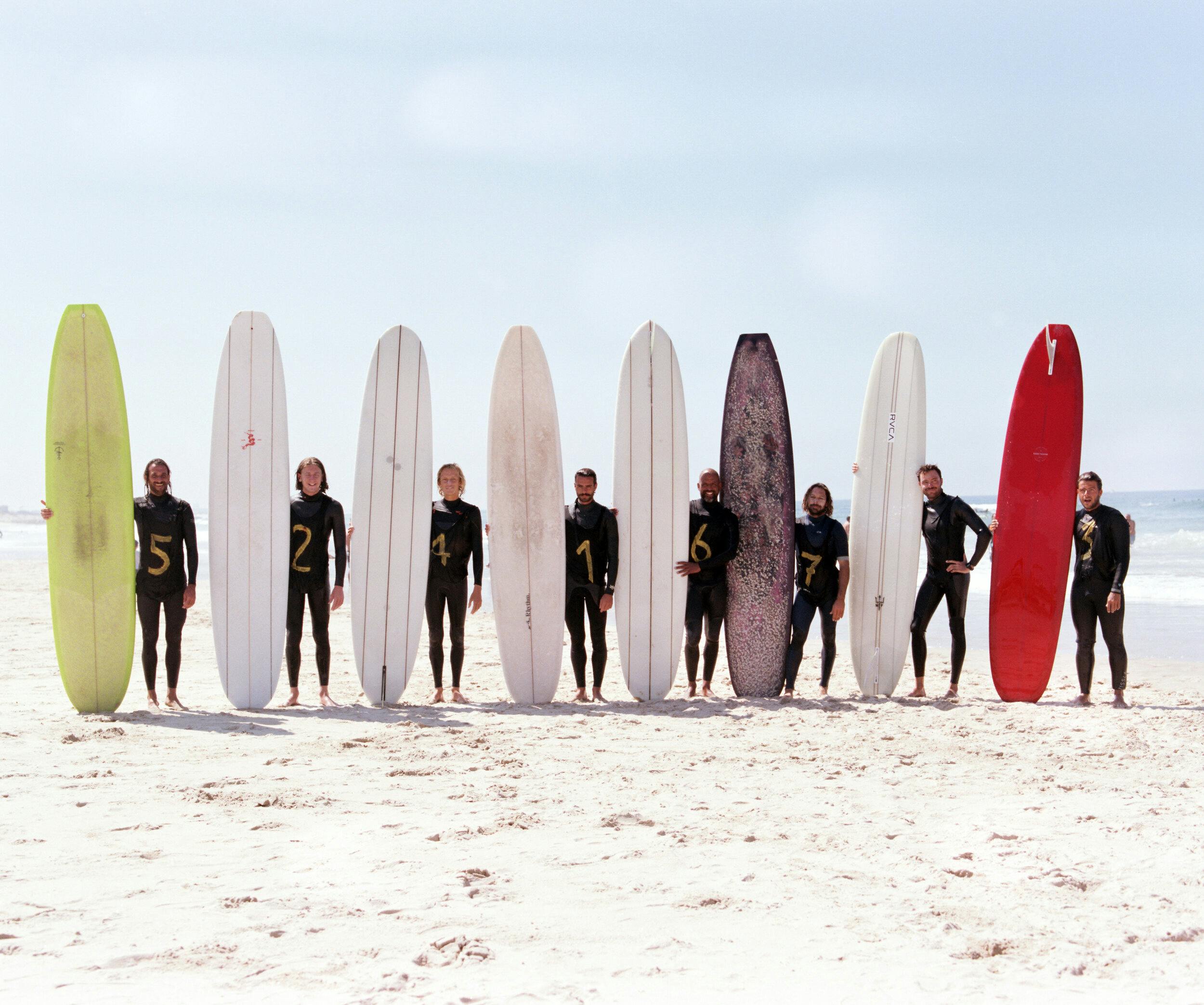 Lonboard Surfers ready to Compete