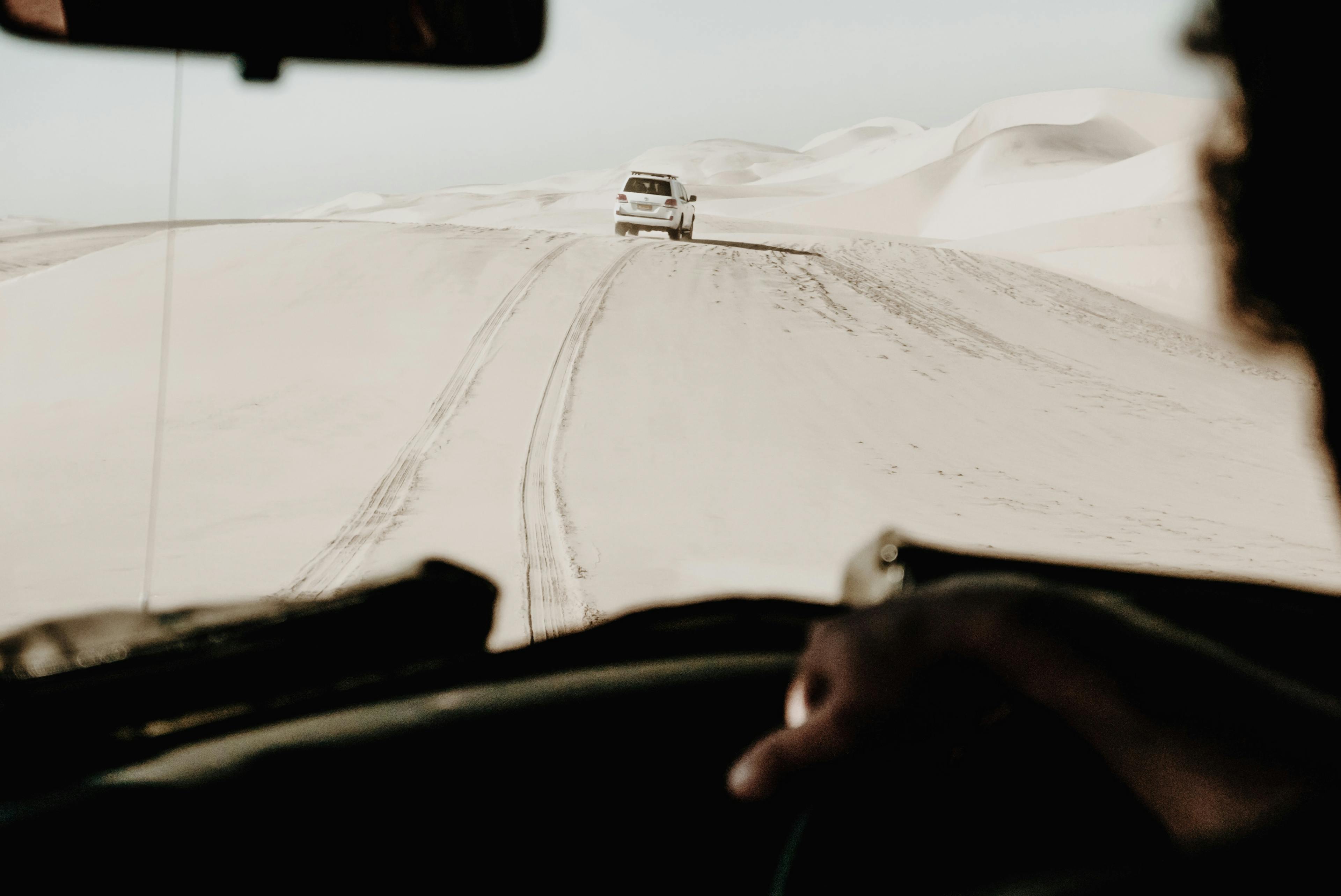 Car ride trough the desert