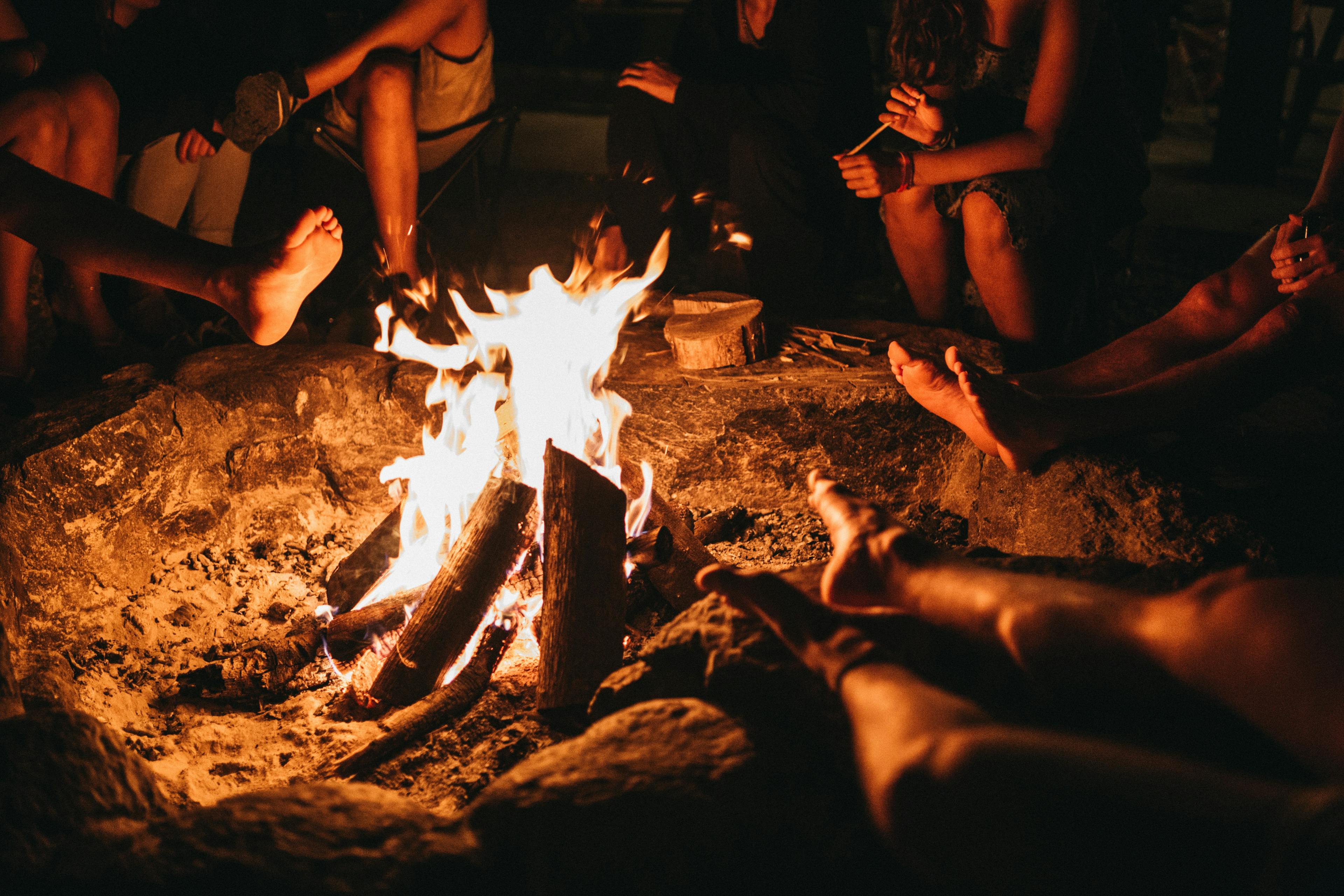 Bonfire with friends