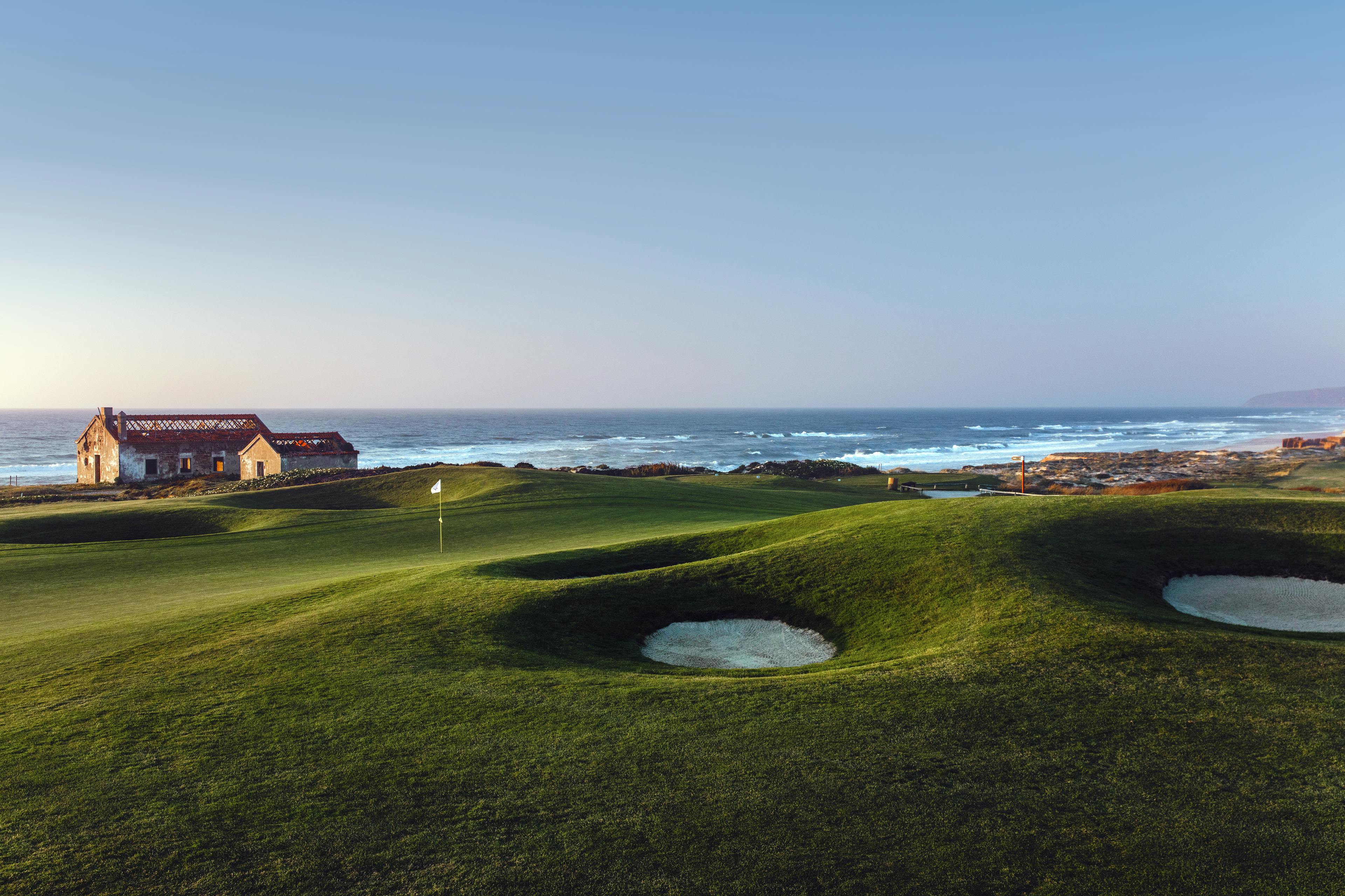 Photo of Golf hole overlooking the ocean in Portugal